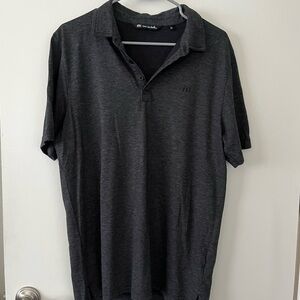 Travis Mathew Charcoal Polo Shirt Casual